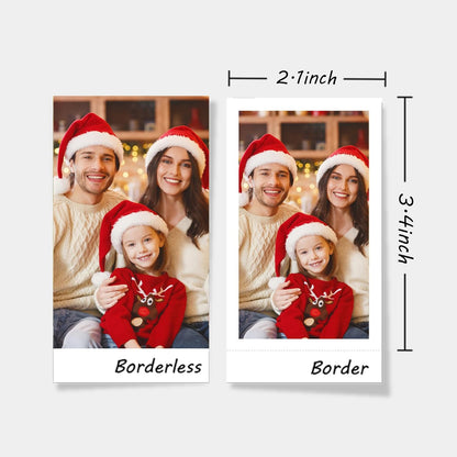 Kodak Mini 2 Retro 2.1"x3.4" Bluetooth Photo Printer Set 4PASS Borderless Print P210R