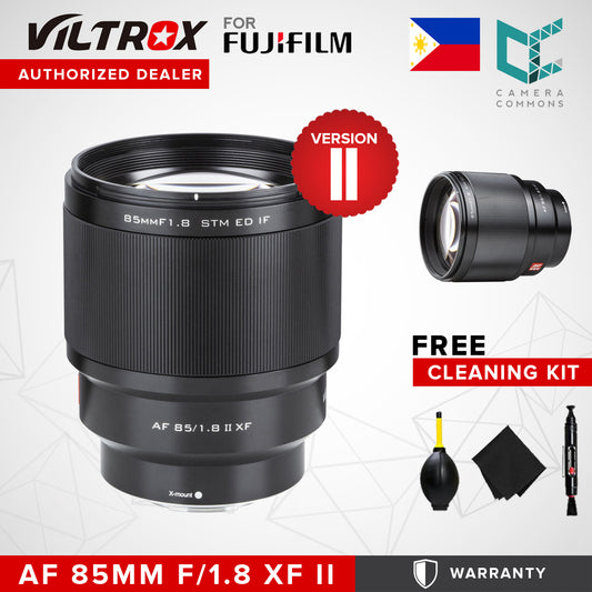 Viltrox AF 85mm f/1.8 XF II Version 2 Lens for FUJIFILM X X-Mount Cameras V1 V2