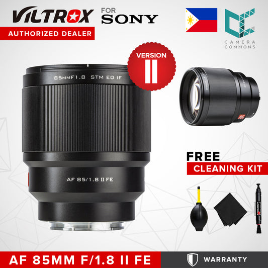 Viltrox AF 85mm f/1.8 II Version 2 Lens for Sony FE E-Mount Autofocus Prime Lens V1 V2