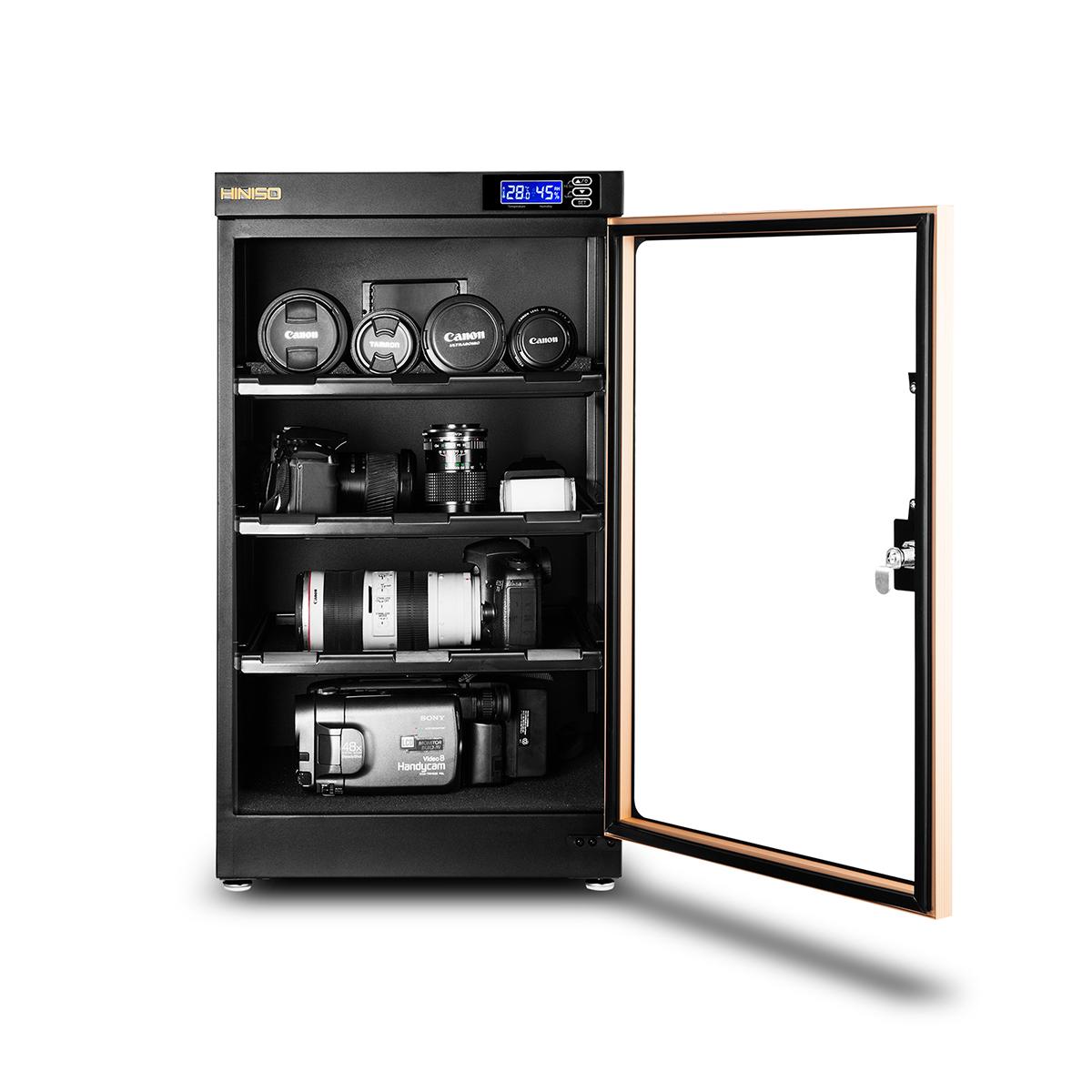 HINISO AD-90S 90L Electronic Digital Control Dry Box Cabinet Storage for Camera Gears