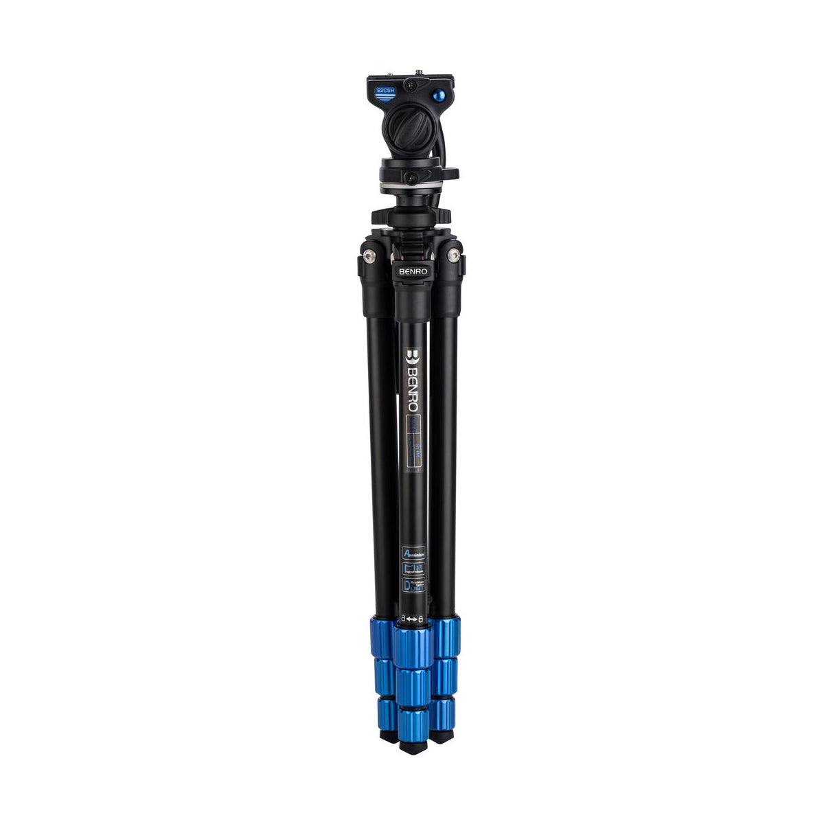 Benro TSL08AS2CSH Slim Video Aluminum Tripod Kit