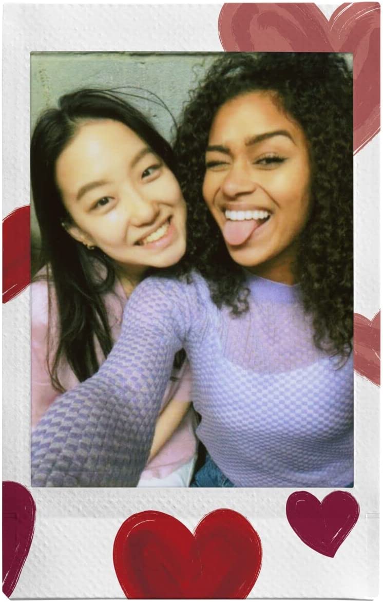 FUJIFILM Instax Mini Heart Sketch Instant Film Love Month Valentine Valentines Red 10 Sheets