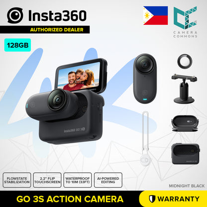 Insta360 GO 3S 4K Action Camera Waterproof Tiny Mighty Small Light Portable Vlogging Touchscreen for Creators
