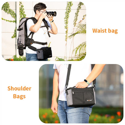 K&F Concept Torque Black Professional DSLR Camera Backpack with Laptop Compartment | KF13.107