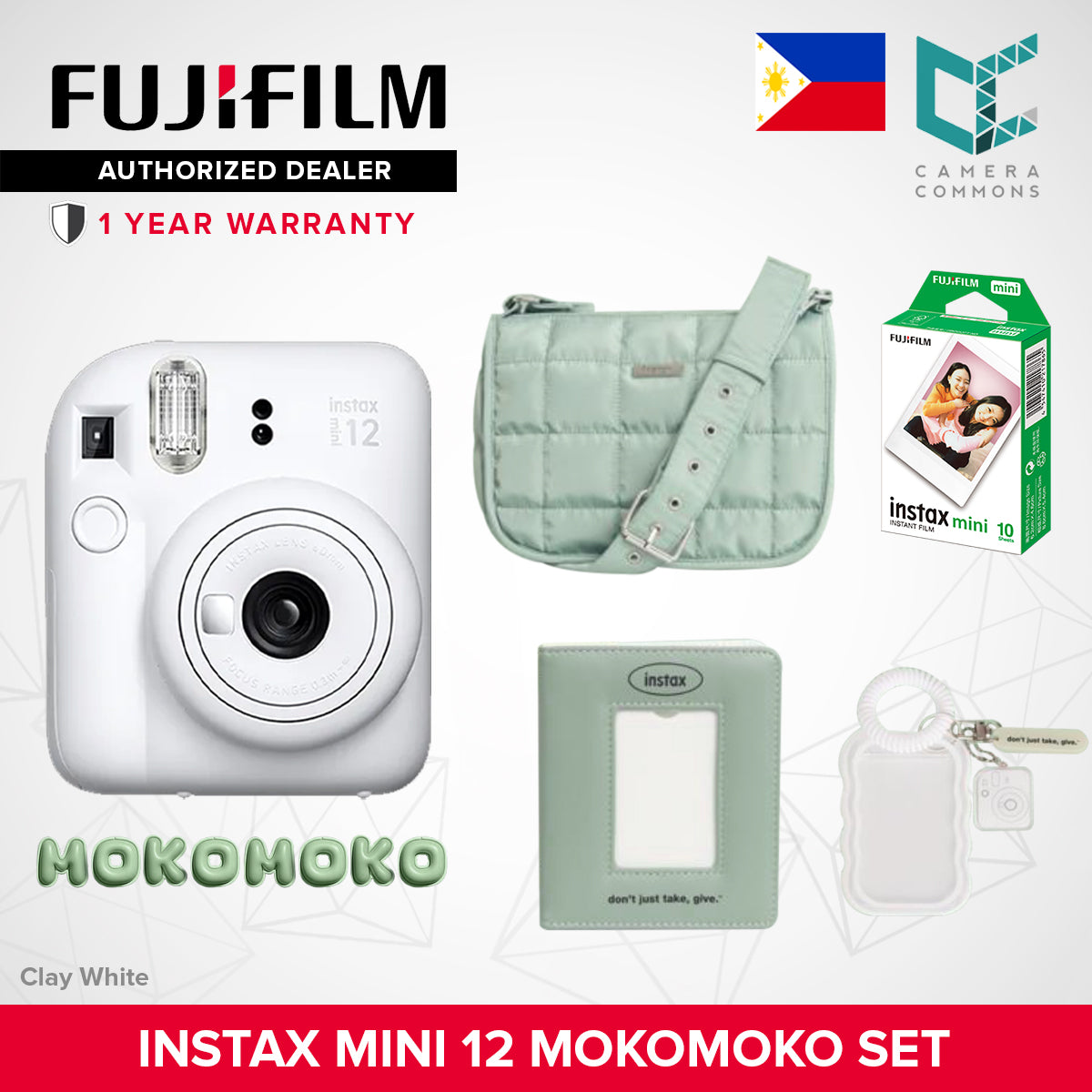 FUJIFILM Instax Mini 12 Instant Camera OFFICIAL Fujifilm PH 1 Year Local Warranty