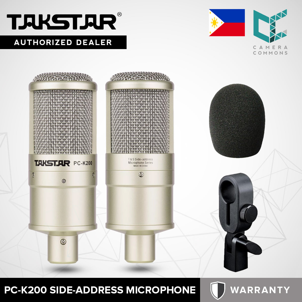 Takstar PC-K200 Condenser Recording Microphone for Professional Live Studio Broadcast Station PCK200