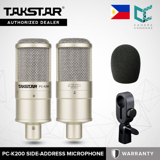 Takstar PC-K200 Condenser Recording Microphone for Professional Live Studio Broadcast Station PCK200