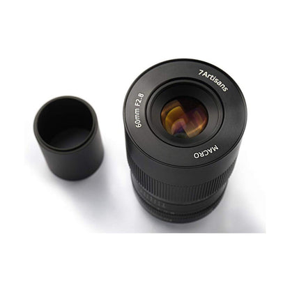 7artisans 60mm f/2.8 II Photoelectric Manual Focus Macro Lens for Sony E Mount Cameras A6500 A6400 A6300 A6000 A5100 A5000 EX-3 NEX-3N NEX-3R NEX-F3K NEX-5 NEX-5N Mirrorless Cameras
