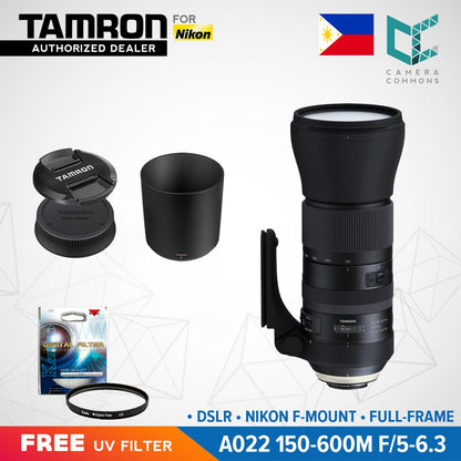 Tamron A022 SP 150-600mm f/5-6.3 Di VC USD G2 for Nikon DSLR F Mount Full Frame