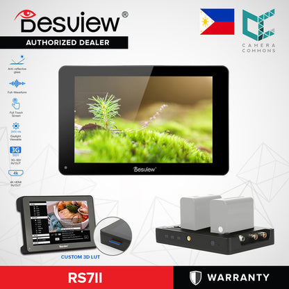 Desview R7SII 7" Video Monitor Touchscreen with 4K HDMI 3G-SDI for DSLR Mirrorless Cameras R7S-II