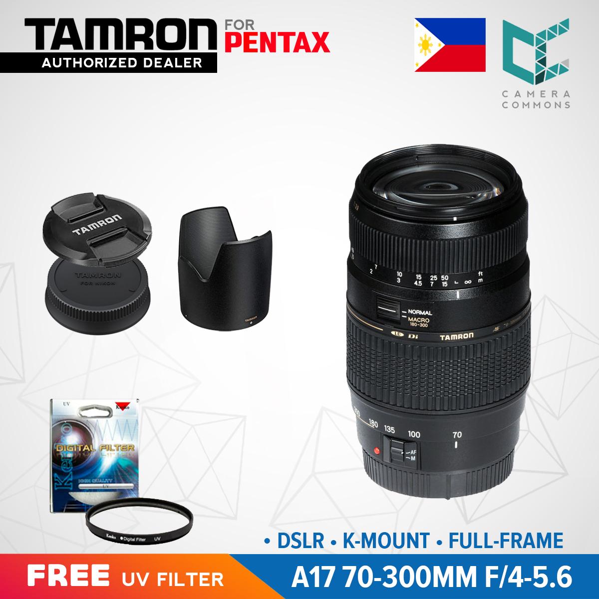 Tamron A17 Zoom Telephoto AF 70-300mm f/4-5.6 Di LD Macro Lens for Pentax DSLR K Mount Full Frame