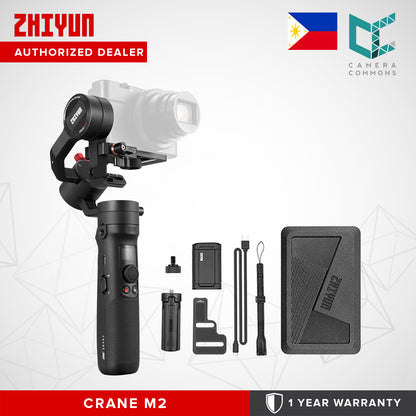 Zhiyun Crane M2 3 Axis Handheld Gimbal Stabilizer for Compact Cameras Videography Vlog