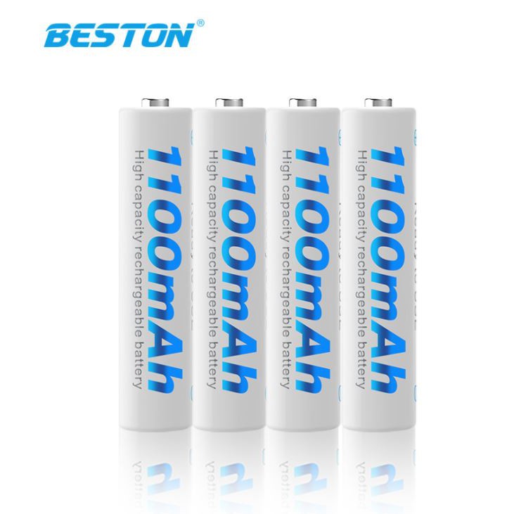 Beston 4pcs AAA 1100mAh Ni-MH Rechargeable Batteries