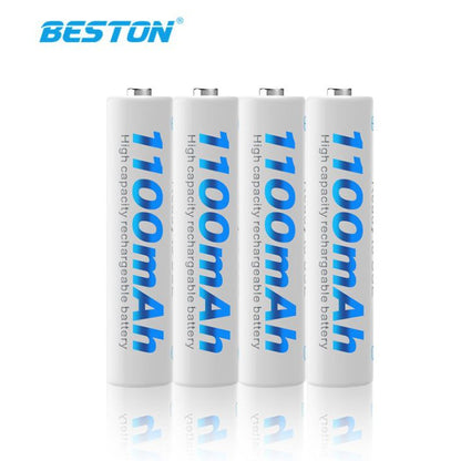 Beston 4pcs AAA 1100mAh Ni-MH Rechargeable Batteries