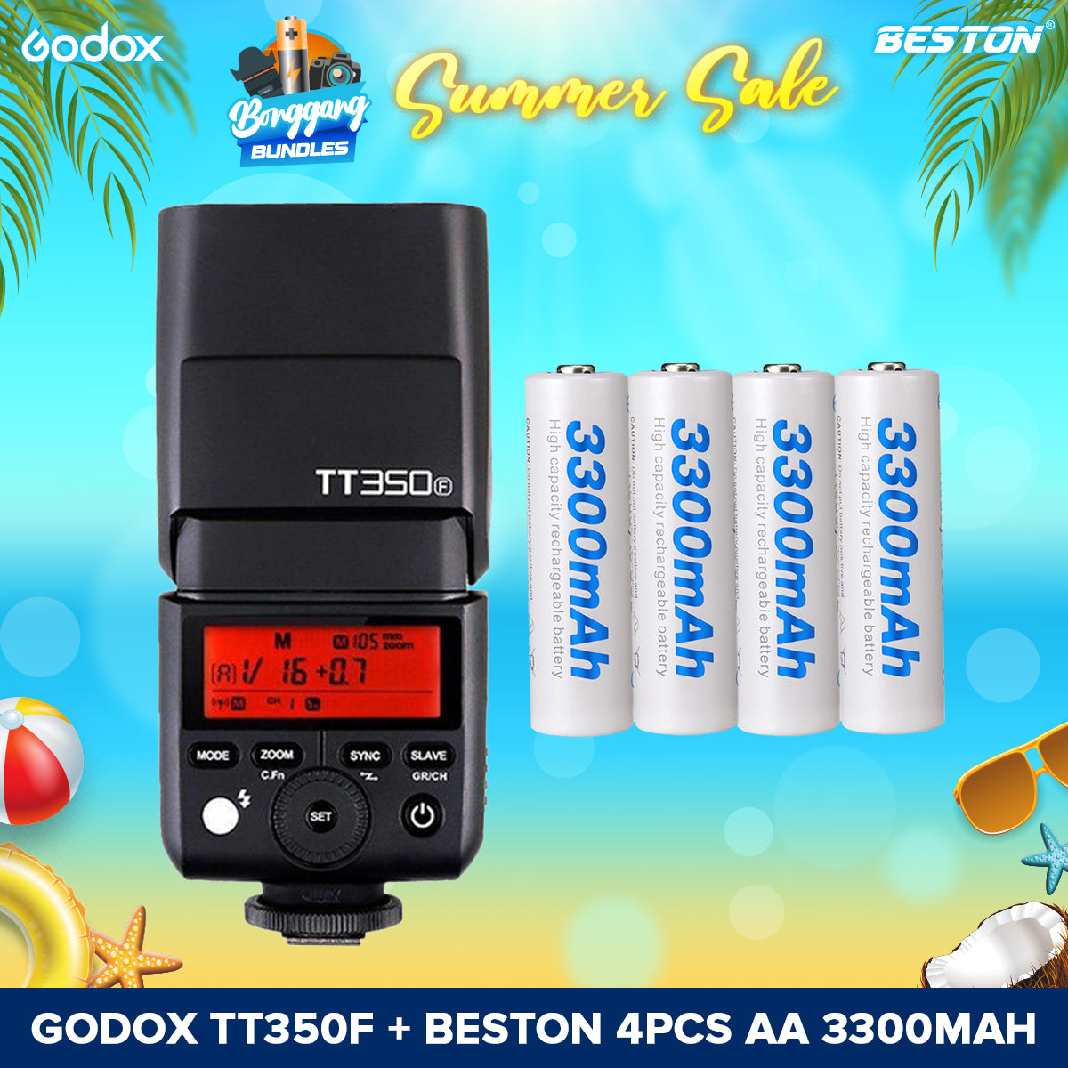 Godox TT350F Mini Thinklite TTL Flash for Fujifilm Cameras TT350
