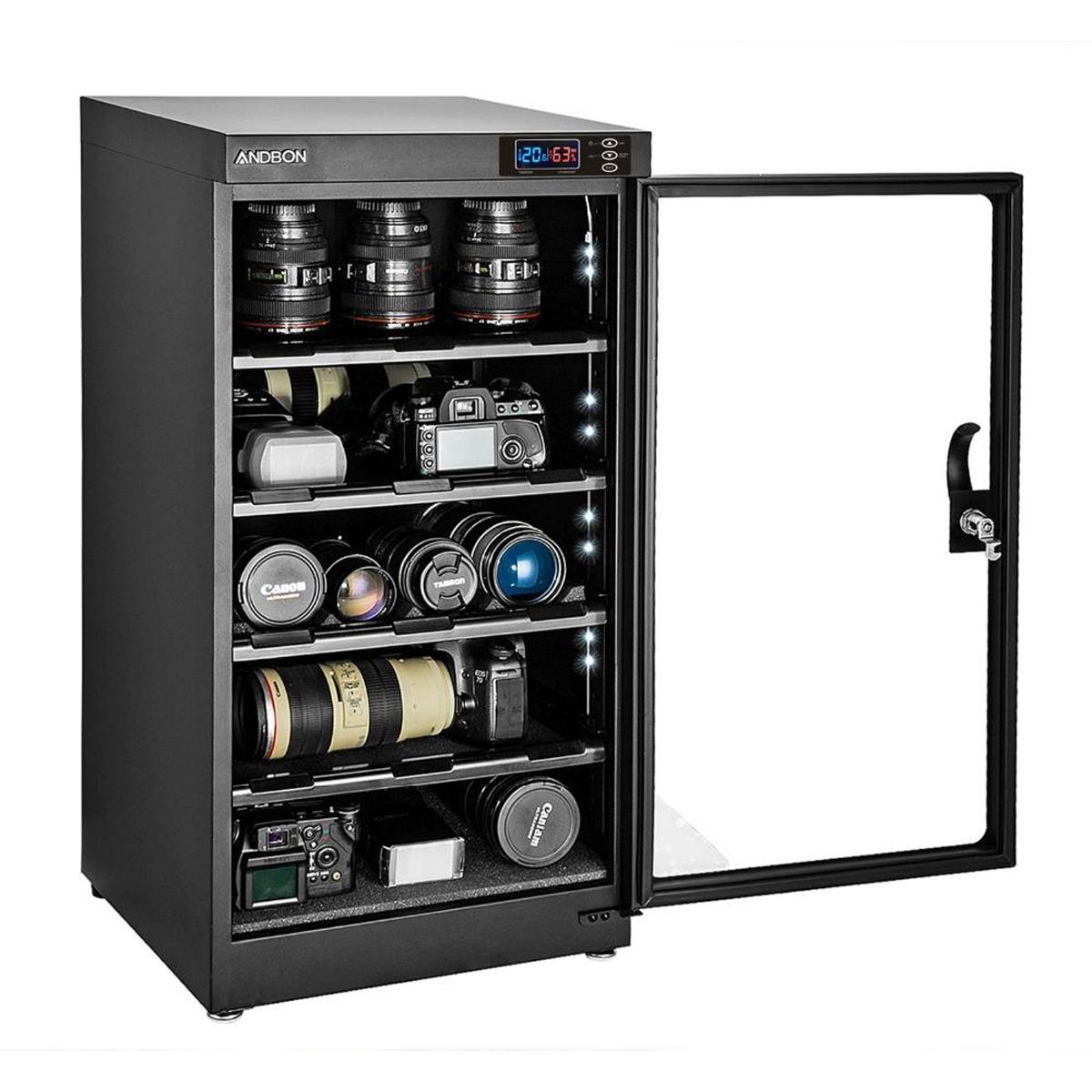 Andbon AD-100S 100L Electronic Automatic Digital Control Dry Cabinet Storage AD100S