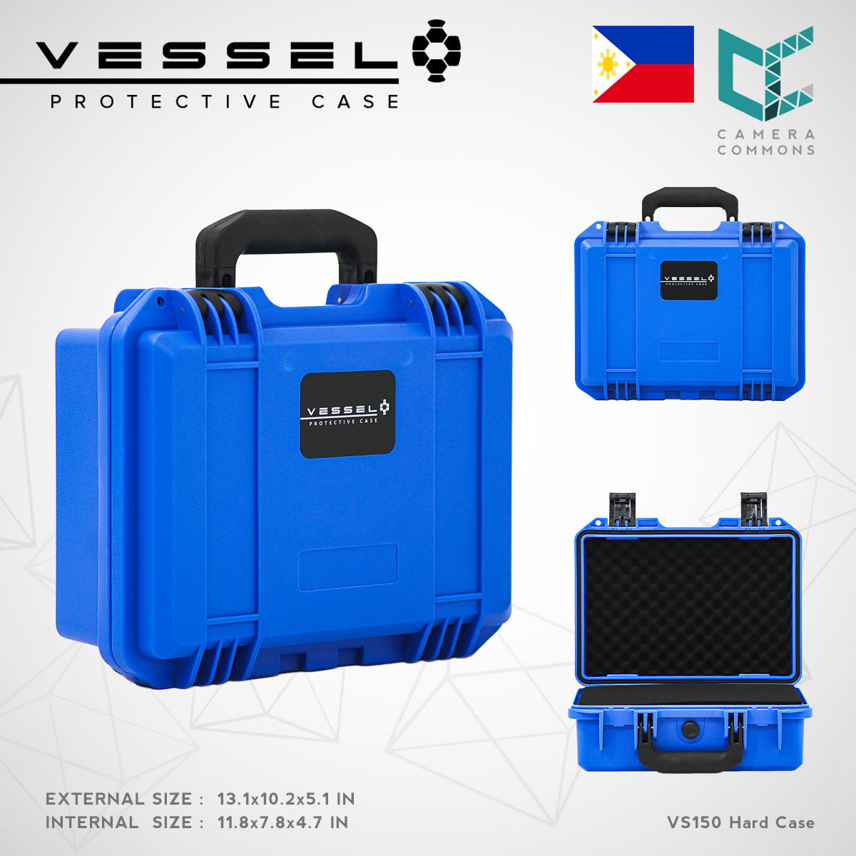 VESSEL VS150 Portable Hard Case for Photography, Equipment, Instruments, and other devices VS3020
