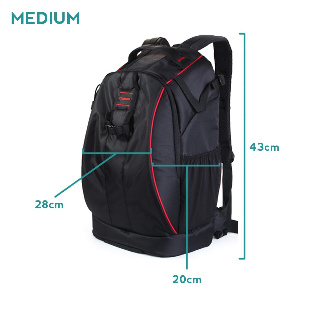 Canon Camera Backpack Medium Bag with Free Rain Cover and Laptop Sleeve for Photography