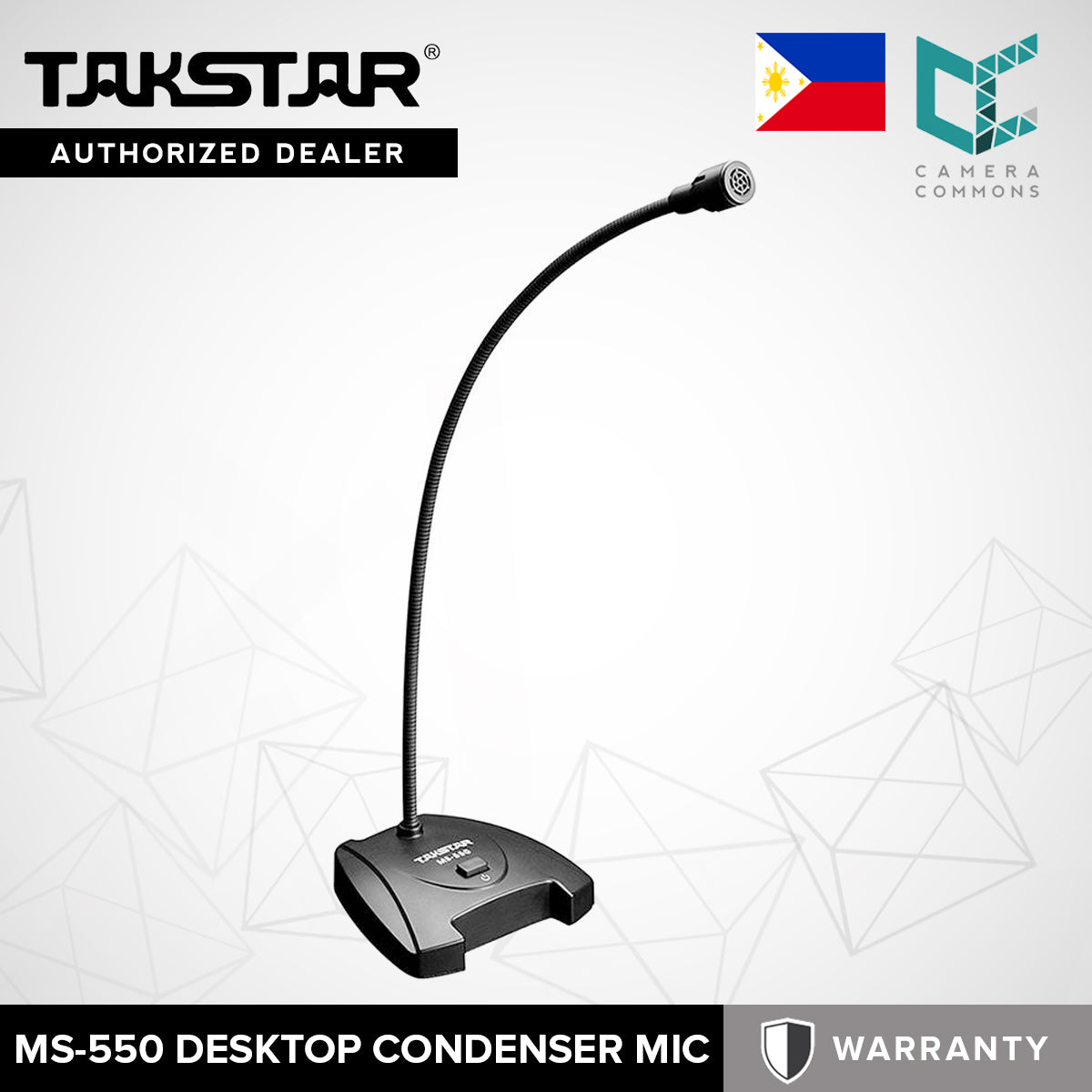 Takstar MS-550 Wired Table Conference Desktop Gooseneck Meeting Microphone Audio Equipment