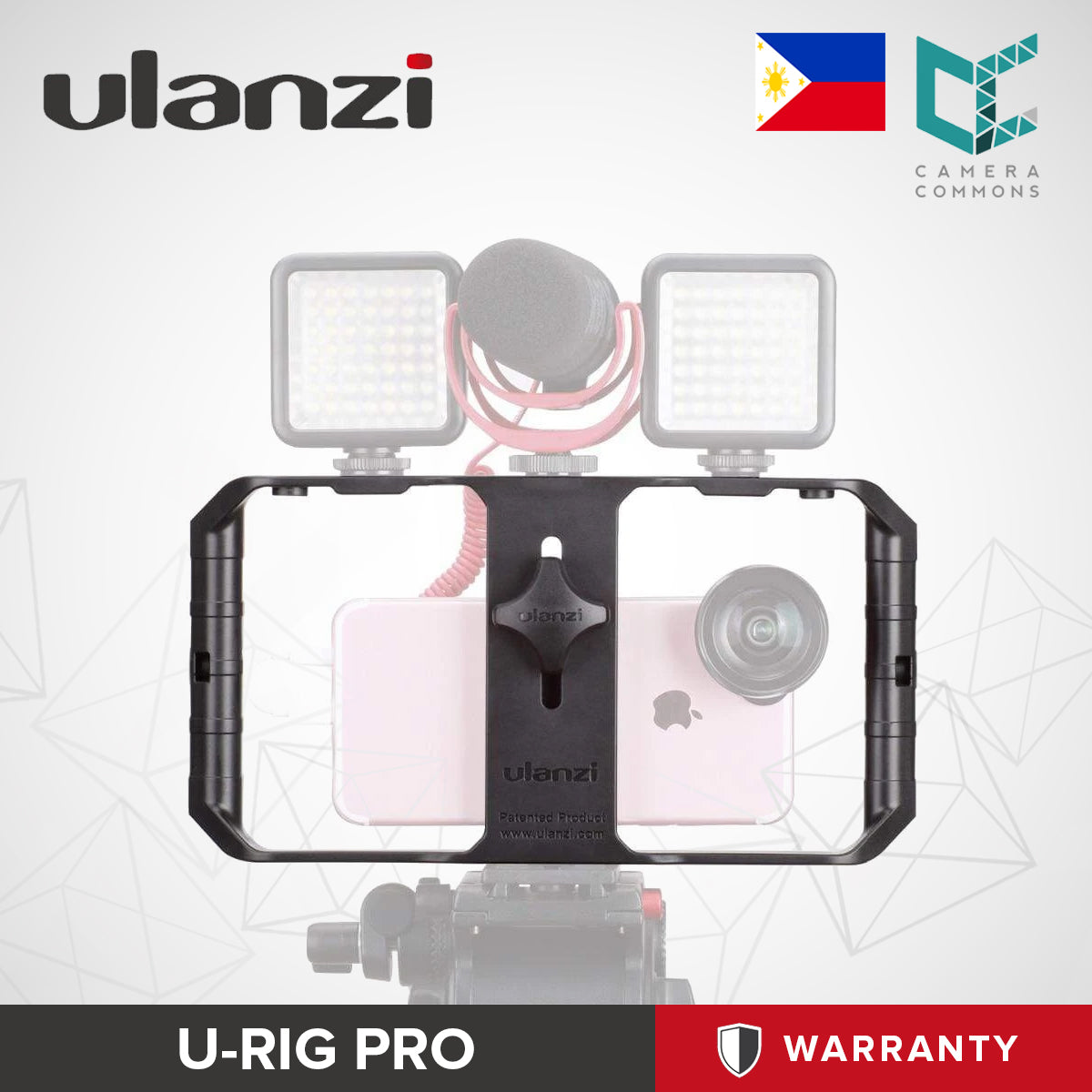 Ulanzi U-Rig Pro Smartphone Rig w 3 Shoe Film making Case Handheld Phone Video Vlog Vlogging Livestream U Rig Pro