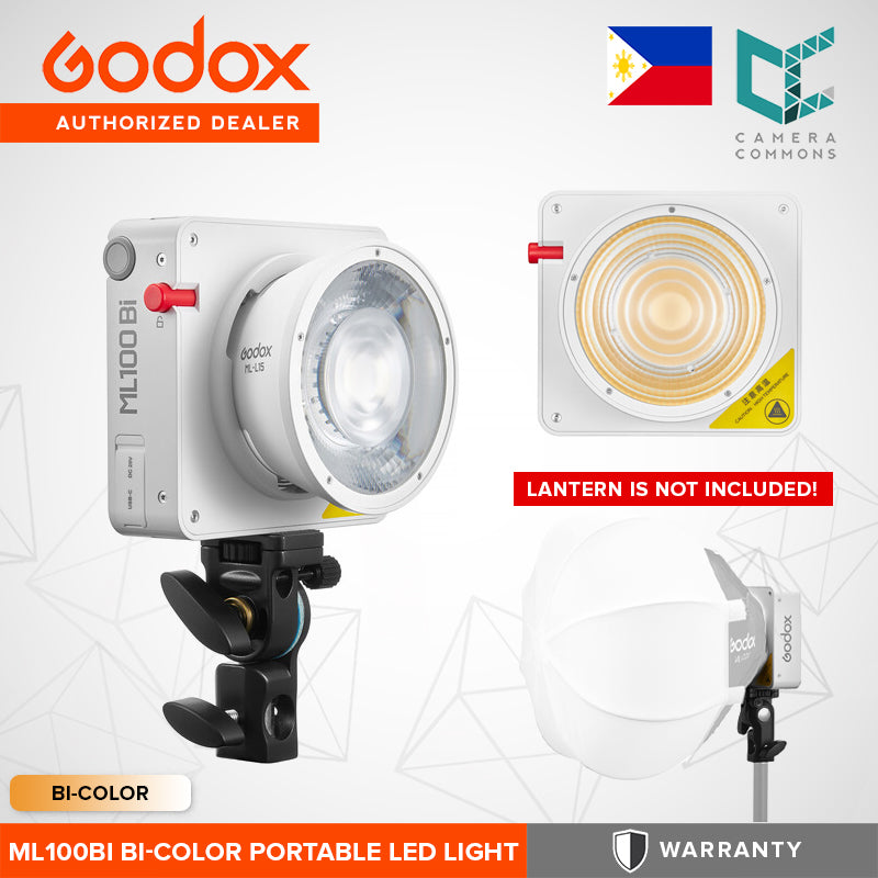 Godox ML100Bi Bi-Color Portable LED Light Power Bank Holder V-Mount Grip Kit ML100