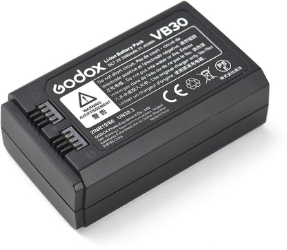 Godox VB30 Battery 7.2V 2980mAh Rechargeable Li-ion for V1 Pro Series Flash Speedlite Accessory