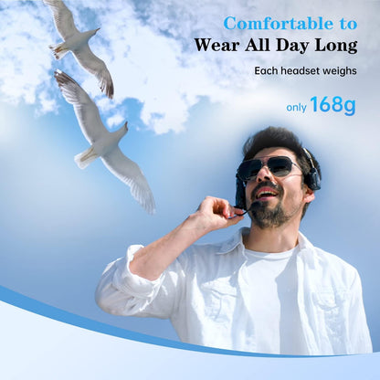 Hollyland Solidcom C1 4S 6S 8S Full-Duplex Wireless DECT Audio Intercom System with 4,6,8 Headsets