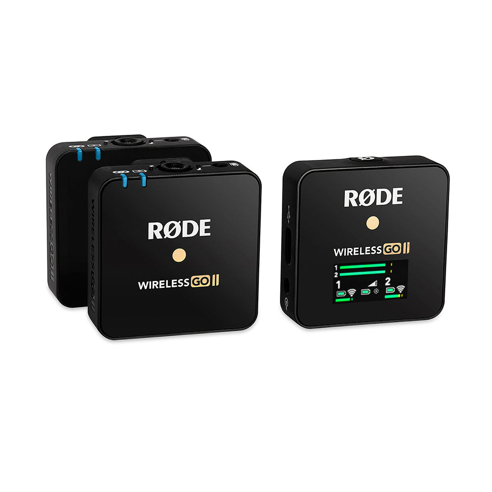 Rode Wireless GO II Single or Dual Channel 2-Person Compact Digital Wireless Microphone System