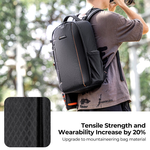 K&F Concept Shuttle Beta Series Black Professional DSLR Camera Bag Backpack KF13.140