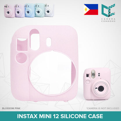 Silicon Silicone Case Plain Colors for Fujifilm Instax Mini 11 Mini 12 Instant Camera | Case Only