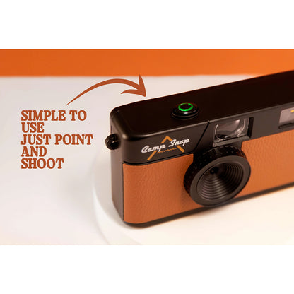 Camp Snap V103B / V105 Digital Film Camera 8MP Point and Shoot Vintage Photo Retro Screen Free with Flash Type C