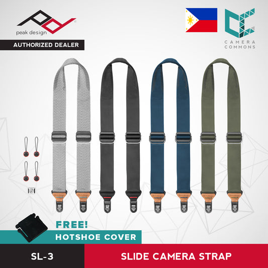 Peak Design Slide Camera Strap Ash Black Midnight Sage Coyote