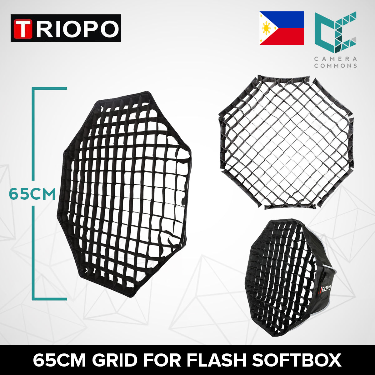 Triopo Grid Only 55cm 65cm 90cm 120cm Honeycomb Pattern for Foldable Softbox Bowens Octagon Umbrella