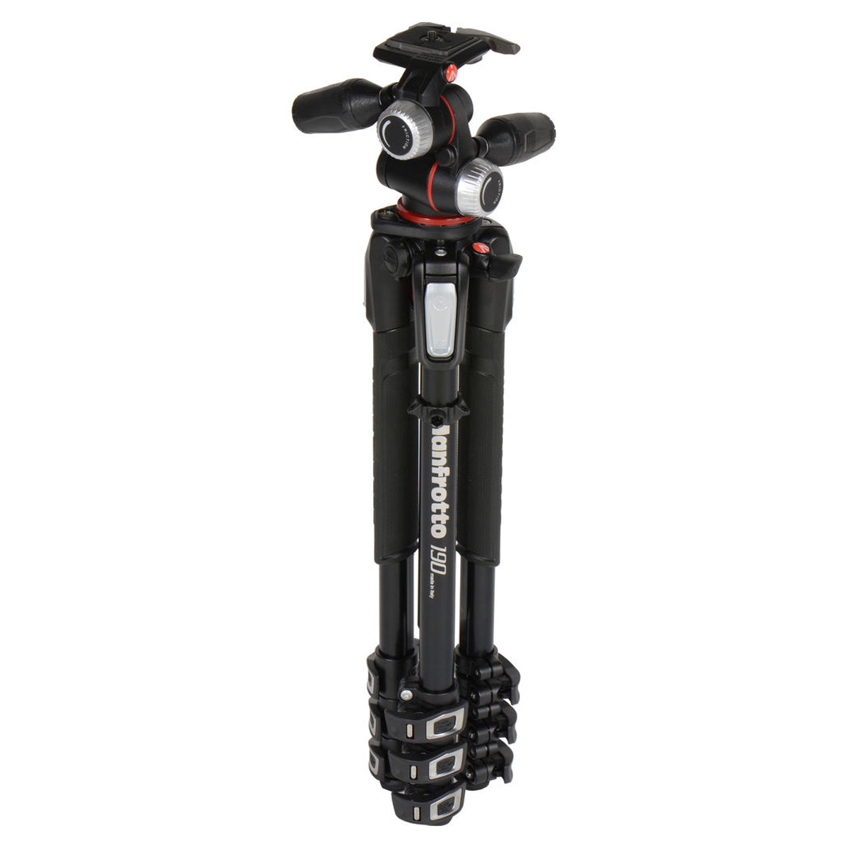 Manfrotto MK190XPRO4-3W Aluminum Tripod with 3-Way Pan Tilt Head