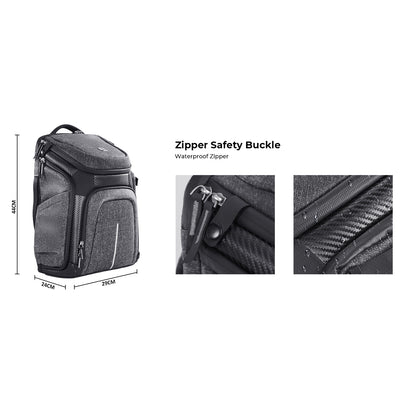K&F Concept KF13.131 Horizon Professional Camera Backpack 25L Waterproof Bag for 15.6" Laptop Drone Tripod