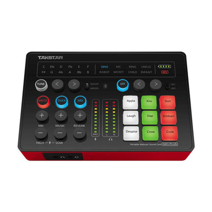 Takstar MX1 Plus Portable Webcast Sound Card