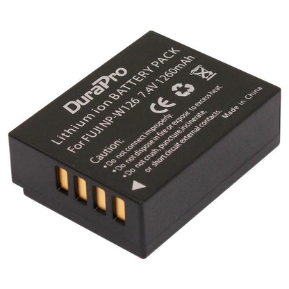 Durapro NP-W126 W126 NPW126 Rechargeable Battery for Fujifilm FinePix HS30EXR HS33EXR X-Pro1 X-E1 X-E2 X-M1 X-A1 X-A2 X-T1 X-T10
