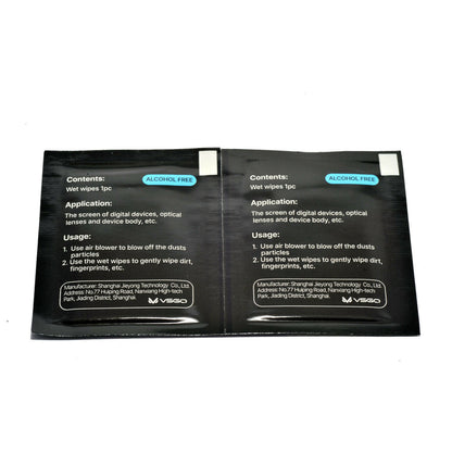 VSGO V-T01-E 60pcs Anti-Bacterial Screen Cleaning Wet Wipes for Smartphone Laptop Camera LCD Screen