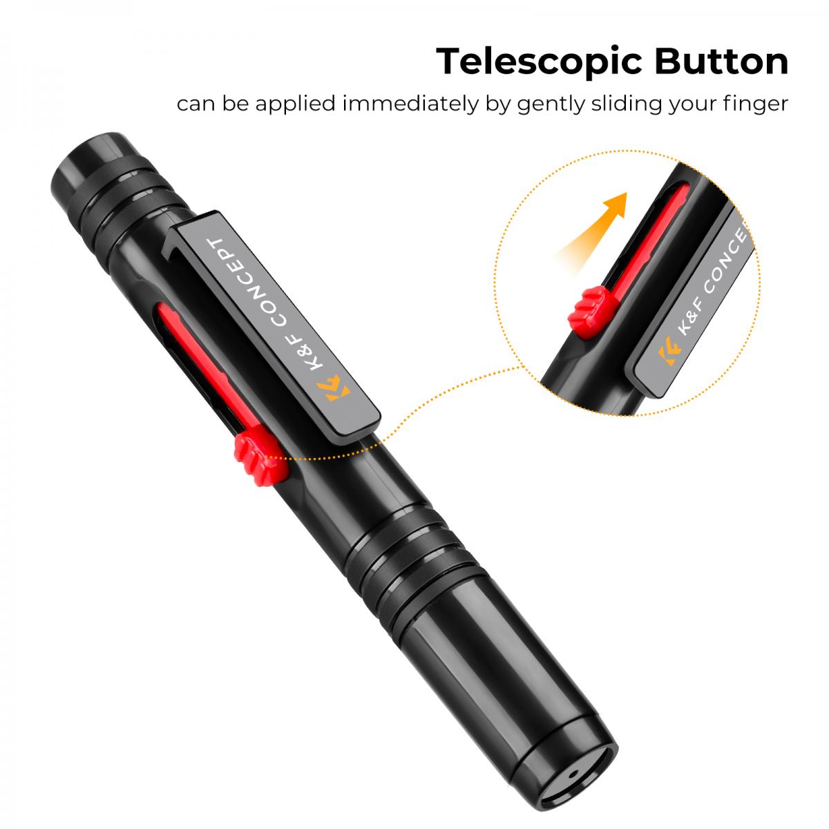 K&F Concept Professional Cleaning Pen for Optical Lenses Camera Care Equipment