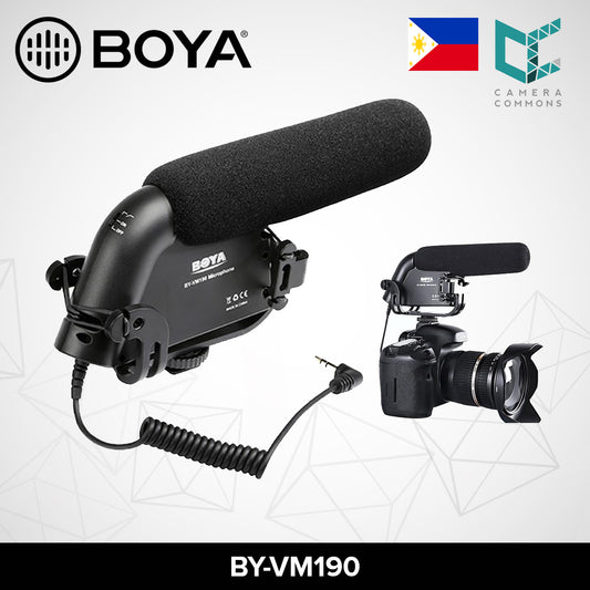Boya BY-VM190 Professional Directional Video Condenser Shotgun Microphone For DSLR VM190