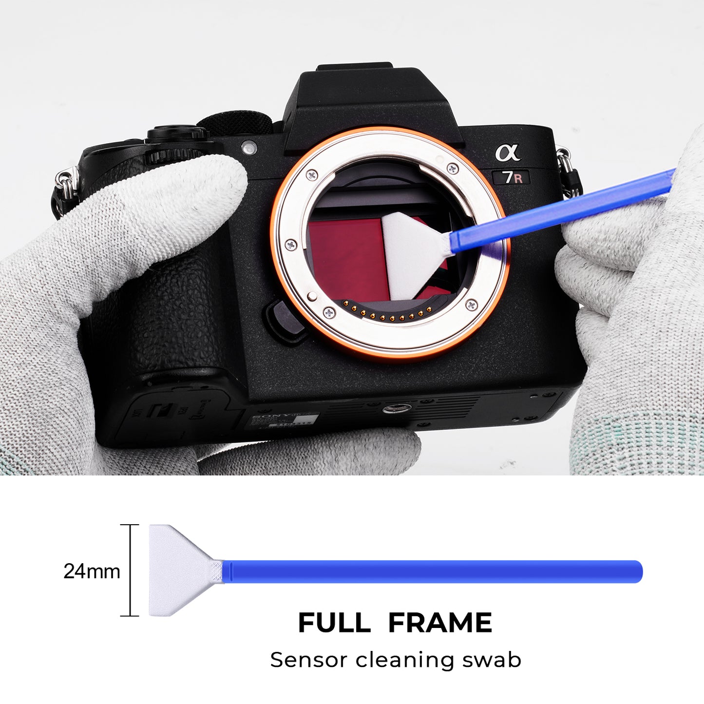 K&F Concept 1617 24mm Full Frame Sensor Cleaning Swab Kit for Camera Lenses