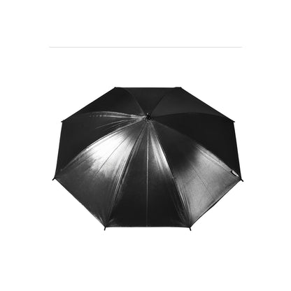 STUDIOMATE 110cm/43 inch Black Silver Umbrella Studio Photography Diffuser Umbrella for Camera Flash or Strobe