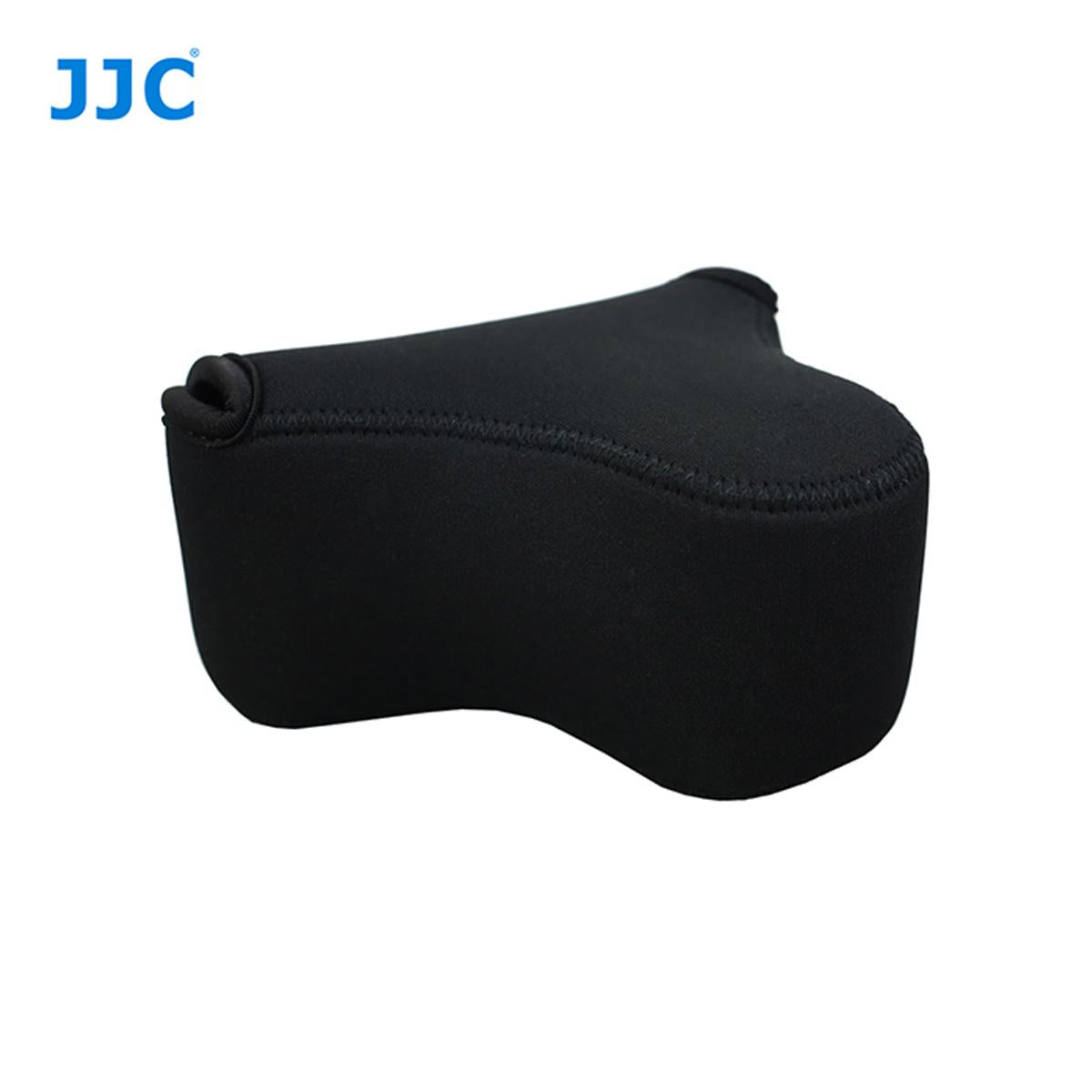 JJC OC-S2Bk Mirrorles Neoprene Camera Pouch For Compact Cameras A6500 A6000 A6300 Fujifilm Canon Olympus