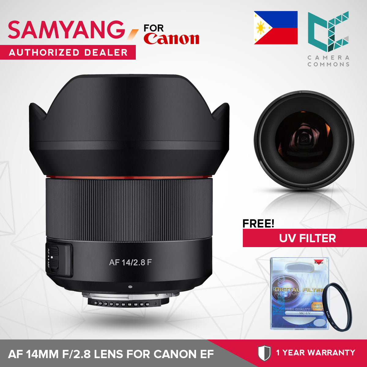 Samyang AF 14mm f/2.8 Lens for Canon EF