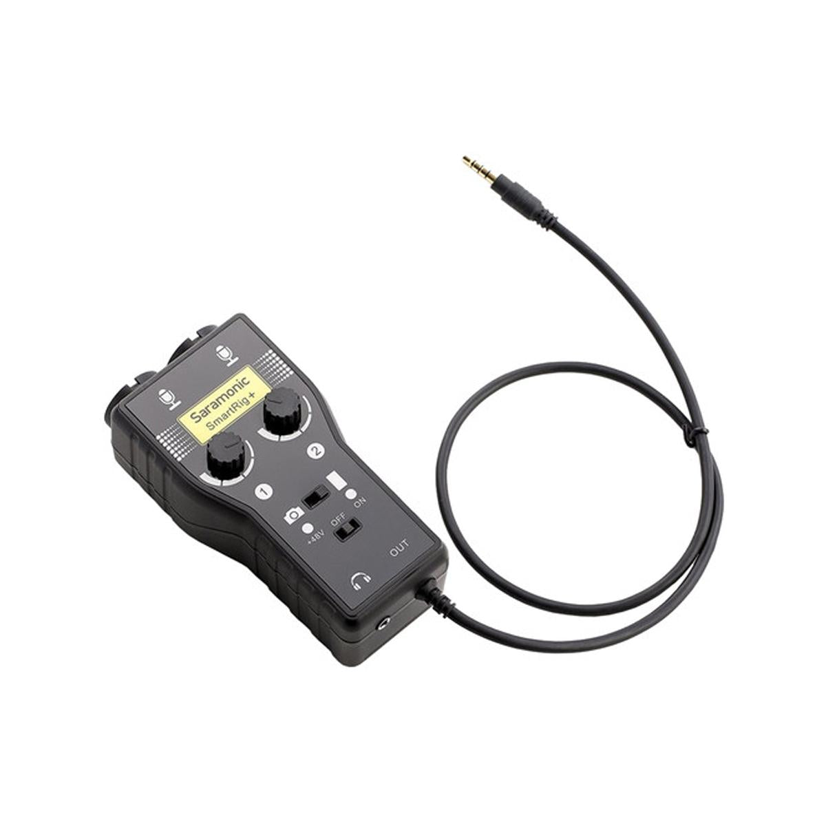 Saramonic SMARTRIG+ 2-Channel XLR Microphone Audio Mixer Preamp Guitar Interface Mic