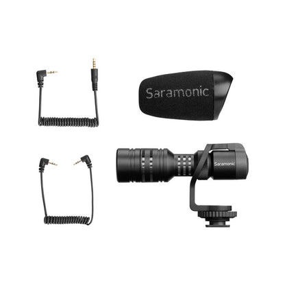Saramonic VMIC MINI Compact Camera-Mount Shotgun Microphone for DSLR Cameras and Smartphones