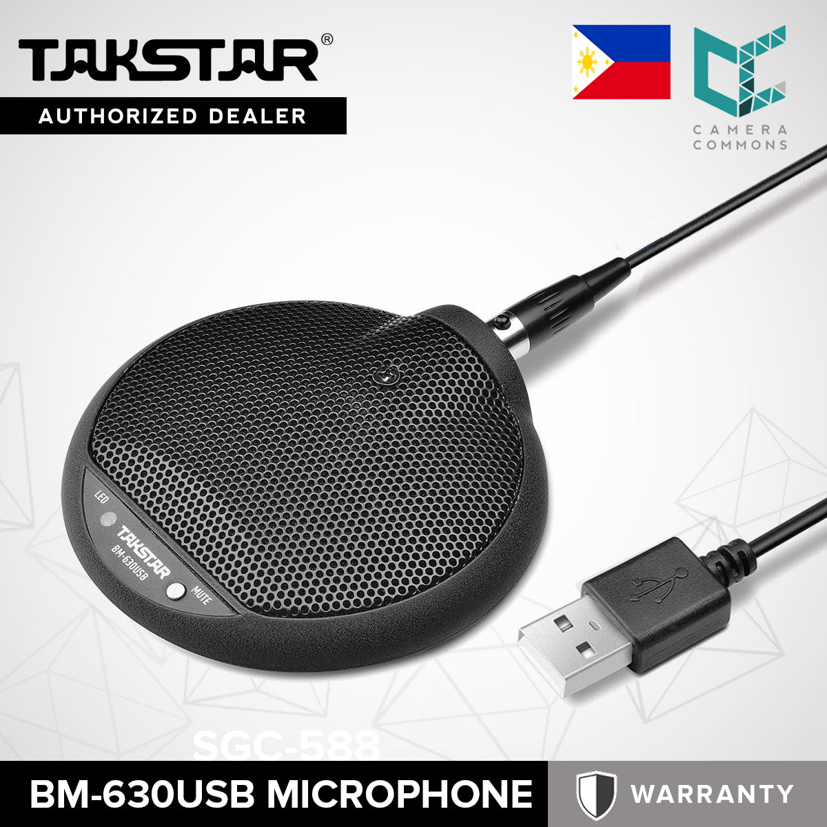 Takstar BM-630USB Digital Boundary Microphone USB Conference Microphone Omnidirectional BM630USB