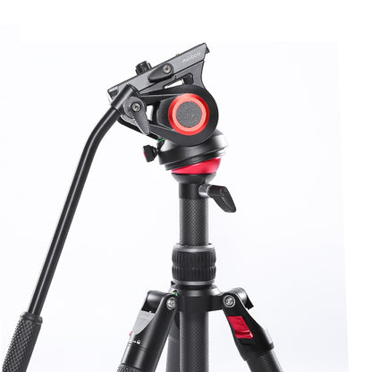 Miliboo MTT501CF KIT Professional Carbon Fiber Video Tripod Monopod with MYT801 Fluid Head for Videography MTT501