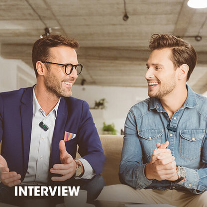 CLEARANCE Hollyland Lark M1 DUO 2-Person Wireless Microphone System 2.4 GHz Black Audio Equipment