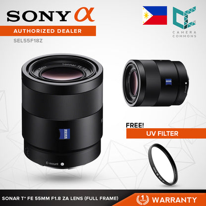 Sony SEL55F18Z/ Sonnar T* FE 55mm F1.8 ZA Lens